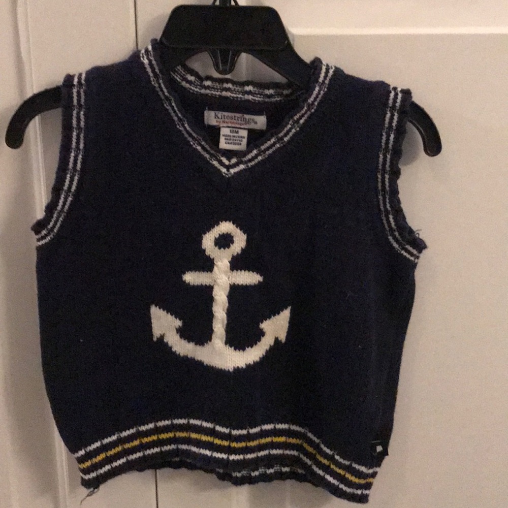 Boys heartstrings sweater vest